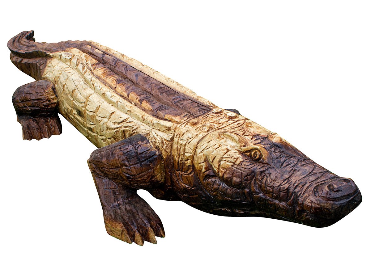 Carved Alligator