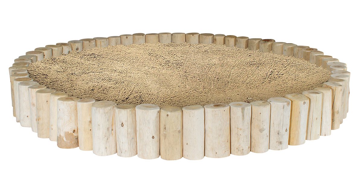Log Sandbox – 10 Foot Round