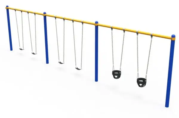 Single Post Swing - Triple Bay