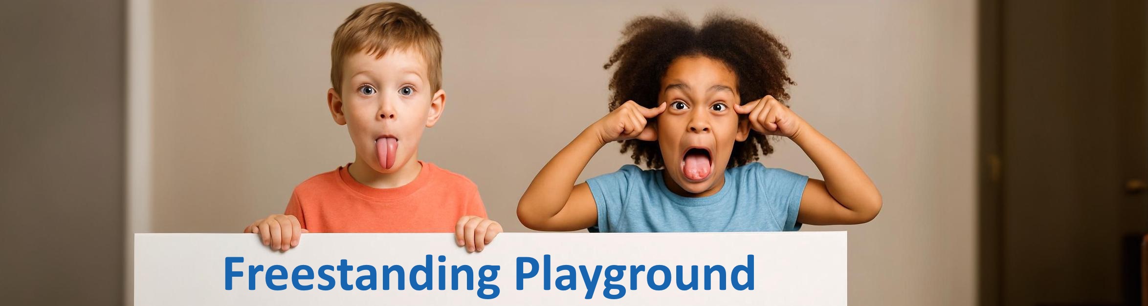 freestanding playground