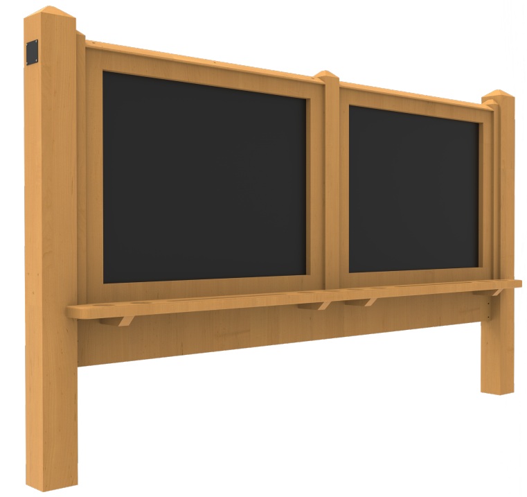Chalkboard Panel Deluxe – Freestanding